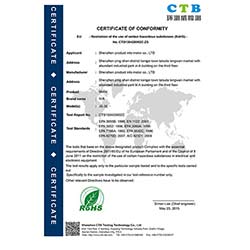 CTB150518001C-电机-ROHS证书
